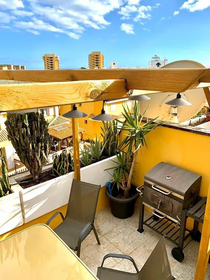 Lux Lovely 3 Bedroom Duplex With Solarium In Centre Of Playa Las Americas Arona